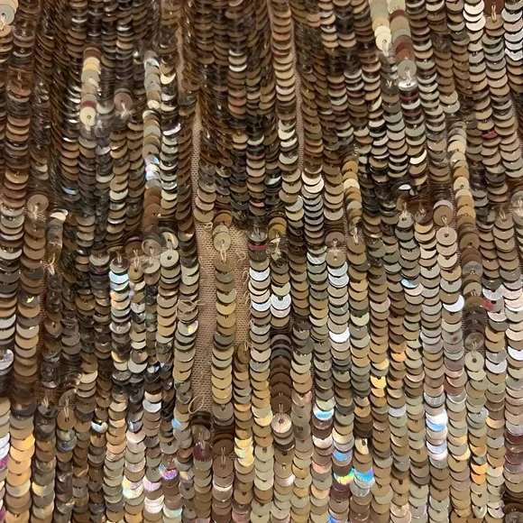 Alice + Olivia Gold Sequin Camisole Top - Picture 6 of 8